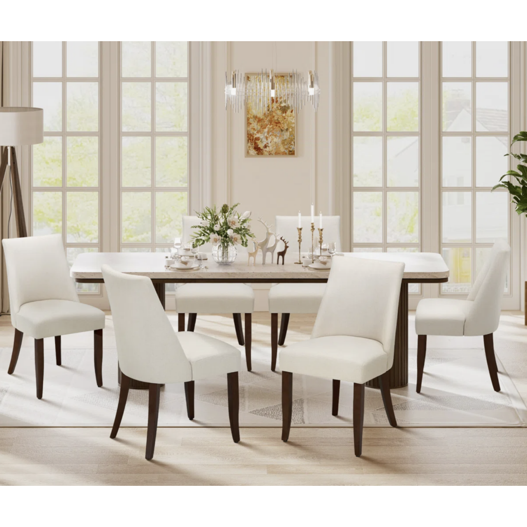 Parsons Upholstered Dining Chair (6)